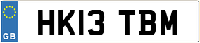 Truck License Plate